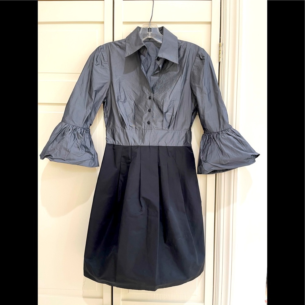 BCBG MAXAZRIA grey and Black dress